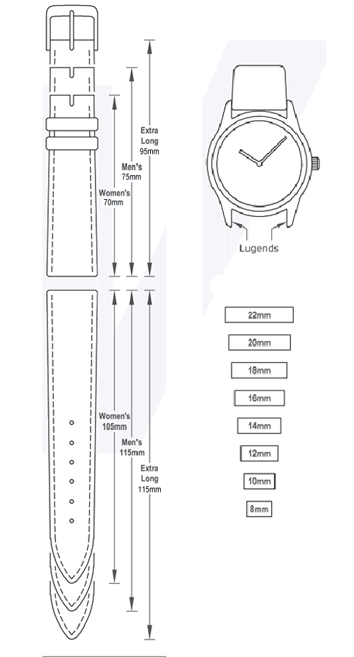 strap sizes