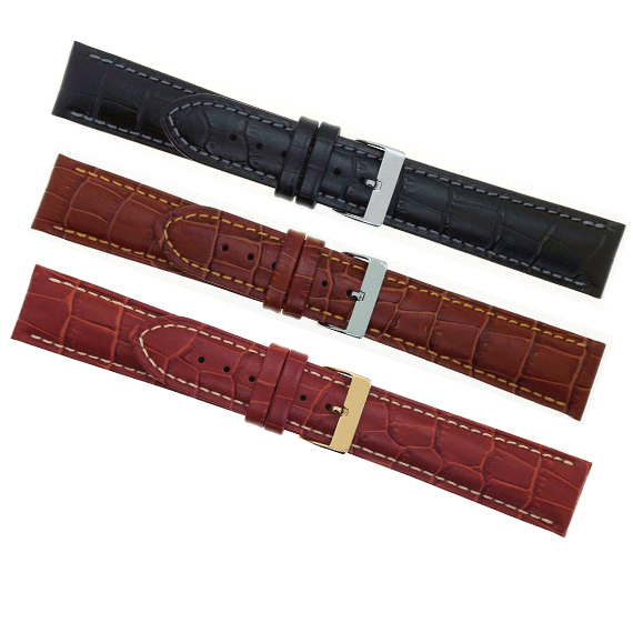 Alligator Padded Watch Strap