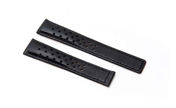 Rally Style Leather Watch Strap