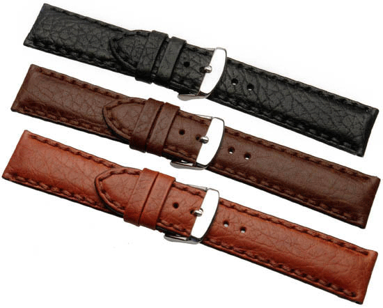 Padded Napoli Calf Leather Watch Strap