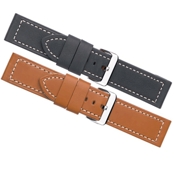 Smooth Calf Leather Watch Strap
