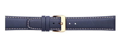 Navy Blue Calf leather watch strap